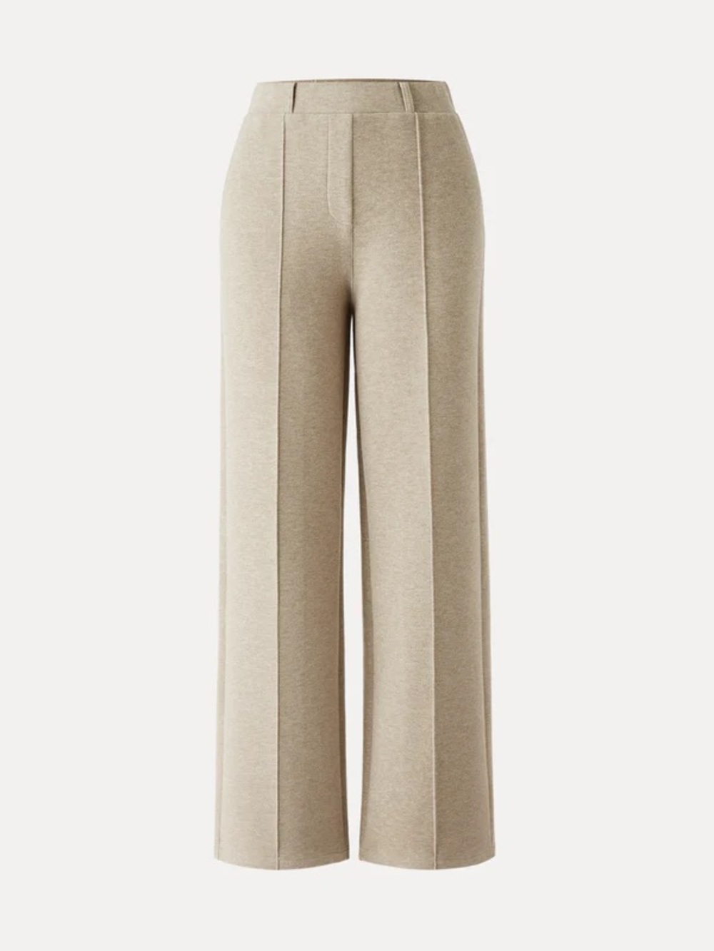 OGL Fuzz Luxe Heather High Waisted Straight Leg Pull On Pant